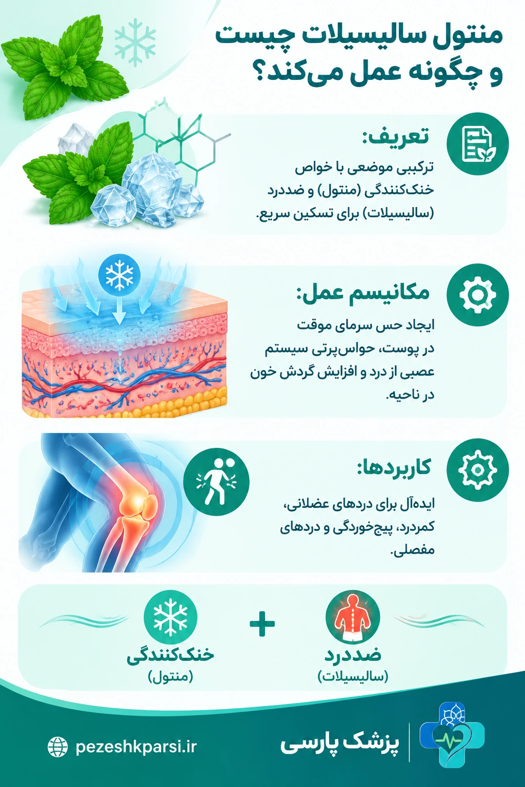 منتول سالیسیلات چیست و چگونه عمل میکند؟